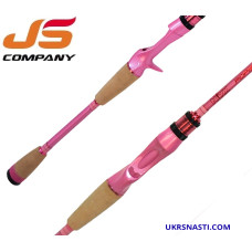 Удилище кастинговое JS Company Nixx Pop 2 Pink Edition BC742XH длина 2,23м тест 14-84гр